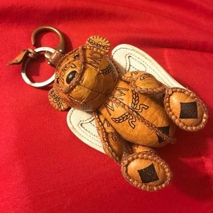 AUTHENTIC MCM Angel Bear Key Chain Purse Charm
